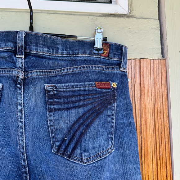 7 for all mankind low rise flare jeans - Picture 3 of 5